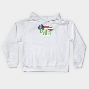 Bushcraft USA flag Kids Hoodie